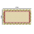 Toalha De Mesa Retangular Para 8 Lugares Papai Noel E Mamãe N