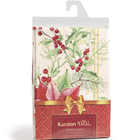 Toalha De Mesa Retangular Pet Natalino 140x210 6 Lugares Kars