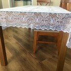 Toalha De Mesa Retangular Renda 2,00 X 1,40 M Kit 2 Unidades