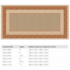 Toalha De Mesa Retangular São João Xadrex C/ Rosas - 8 Lugares