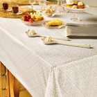 Toalha De Mesa Retangular Teka 8 Lugares Elegance Renda