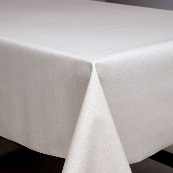 Toalha De Mesa Soft Touch 6 Lugares 1,4m X 2m Chocolate Suave