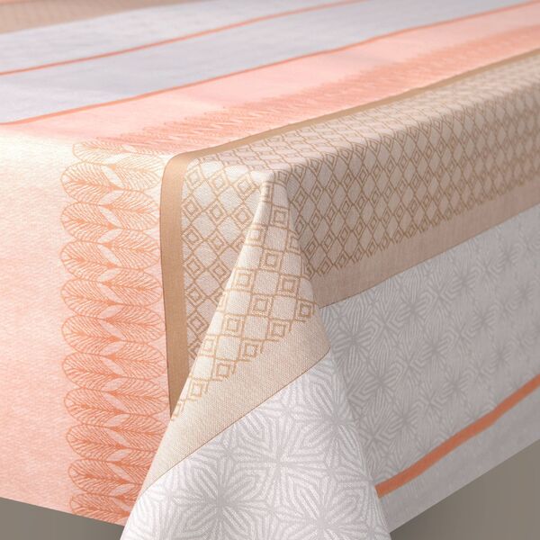 Toalha De Mesa Soft Touch 8 Lugares 1,4m X 2,5m Trama Vermelh