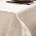 Toalha De Mesa Teka Champanhe Magnum Marfim 6 Lugares