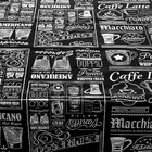 Toalha De Mesa Térmica Impermeável Pvc Café 1,40 X 2,20