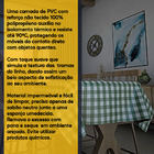 Toalha De Mesa Térmica Pvc Xadrez Jantar Cozinha 1 40 X 2 20