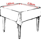 Toalha De Mesa Térmica Retangular - Estilo Ao Seu Ambiente Es