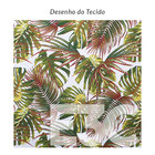 Toalha De Mesa Tropical Quadrada 1,40m X 1,40m Tecido Jacquard