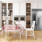 Toalha De Mesa Vermelha Estampada Vivarti Retangular 2,20m X