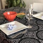 Toalha De Mesa Wendy Preta - 140x200cm