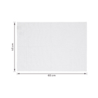 Toalha de Pé Metropole Algodão Branco Karsten