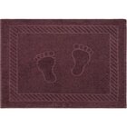 Toalha De Piso Cavhome Jacquard 100% Algodão 50x70 Malbec