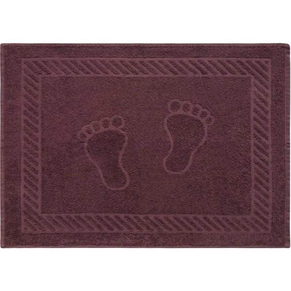 Toalha De Piso Cavhome Jacquard 100% Algodão 50x70 Malbec