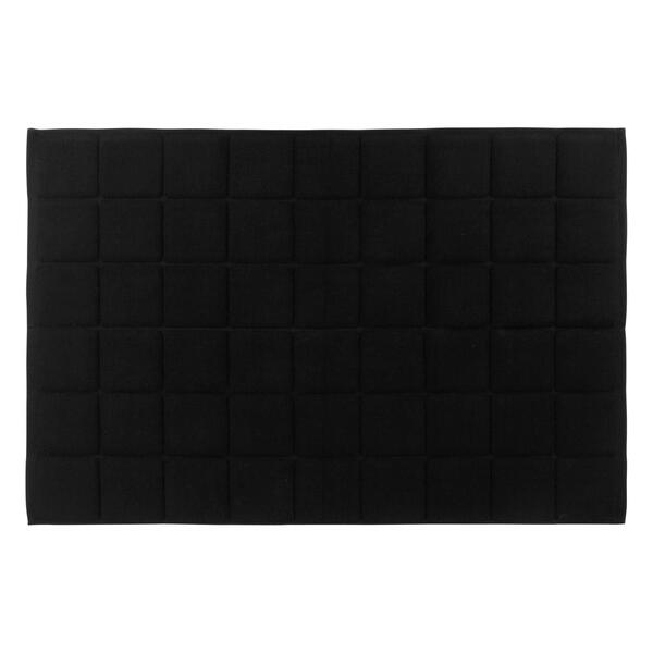 Toalha De Piso Delicatta Preta - A\casa