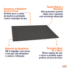 Toalha De Piso Felpuda Jacquard Royal 45x70cm  -  Wp Connect