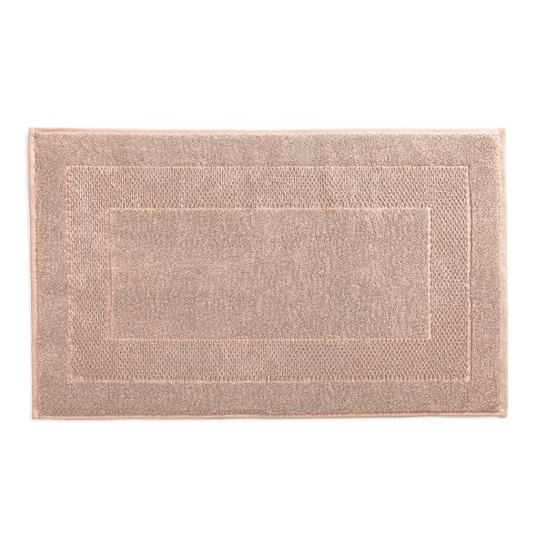 Toalha de Piso Karsten Solare Rosa Aura 100% Algodão 48x80cm