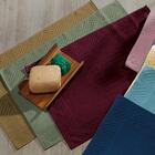 Toalha De Piso Teka Pezinho Bordô 500g/m²