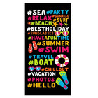 Toalha De Praia 70x140  Hashtag