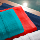 Toalha De Praia Azul Marinho 100% Algodão - Brise Bythebed