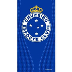 Toalha De Praia Buettner Veludo Brasão Estampada Cruzeiro Azul