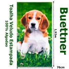 Toalha De Praia Buettner Veludo Lovely Beagle 76cmx1 52m Reso