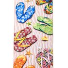 Toalha De Praia Estampada Bene Casa Marrom Un