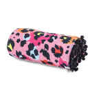 Toalha De Praia Ou Piscina Seca Rápido Onça Pink