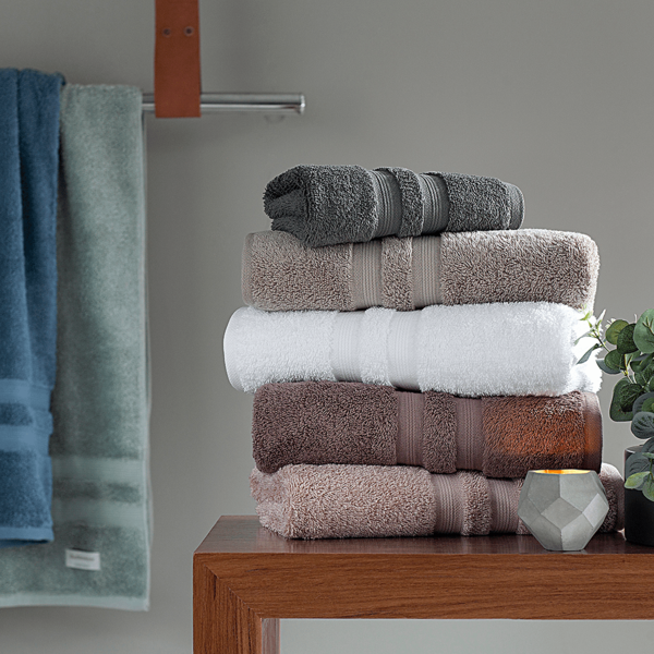 Toalha De Rosto Algodão Egípcio 48x90cm Azul Buddemeyer