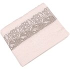 Toalha De Rosto Atlântica Bella 50x70 Veludo Rosa