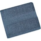 Toalha De Rosto Atlântica Chronos 100% Algodão 50x80 Azul Est