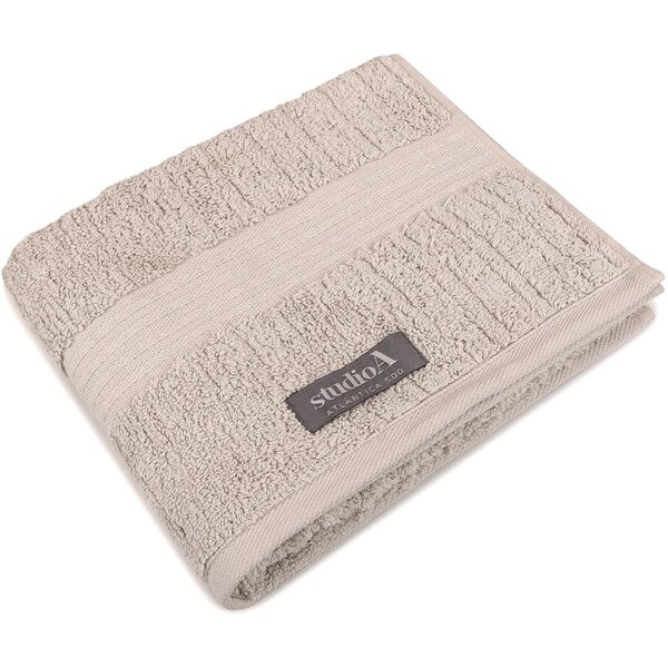 Toalha De Rosto Atlântica Chronos 100% Algodão 50x80 Pedra