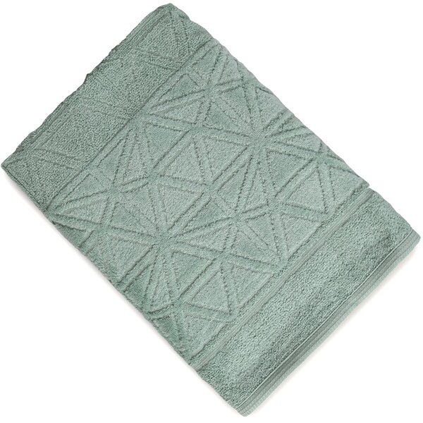 Toalha De Rosto Atlântica Dual 100% Algodão 50x70 Verde Água