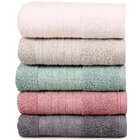 Toalha De Rosto Atlântica Ondas 100% Algodão 50x70 Rosa Pó