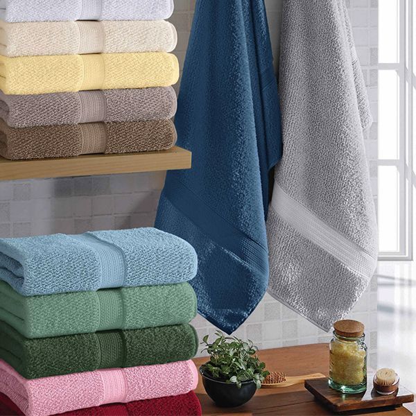 Toalha De Rosto Bouton Felpuda 01 Unidade Tingida Natural