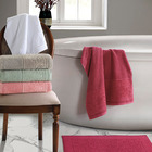 Toalha De Rosto Felpuda Confort Jacquard Barra Velour 50x90cm