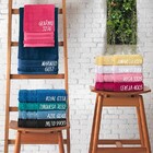 Toalha De Rosto Felpuda - Knut  - Royal - 100% Algodão - Sant