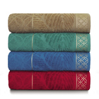 Toalha De Rosto - Felpuda - Nativa Folhas - 100% Algodão - Ap