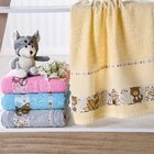 Toalha De Rosto Infantil Com Barra Ponto Cruz 45x55