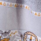 Toalha De Rosto Infantil Com Barra Ponto Cruz 45x55