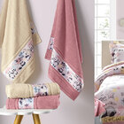 Toalha De Rosto Infantil Menina Lia Natural Karsten 49x70cm