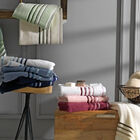 Toalha De Rosto Karsten 48x80cm Lumina Cores Algodão Azul Mar