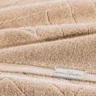 Toalha de Rosto Karsten Aspen Caramelo Frapê 100% Algodão 48x80cm