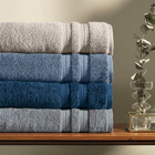 Toalha de Rosto Karsten Unika Cinza 100% Algodão 48x80cm