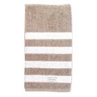 Toalha De Rosto Listras Bege E Branco -  Buddemeyer