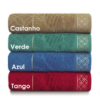 Toalha De Rosto - Nativa Folhas - Felpuda - 100% Algodão - Ap