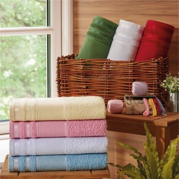 Toalha De Rosto Para Bordar Ponto Cruz 380g/m² - Slim Plus Ne