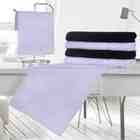 Toalha De Rosto Sallon 42x70 Cm Preto Bene Casa