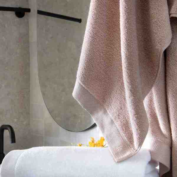 Toalha De Rosto Star Cotton 48x90 Cm Rose Kacyumara