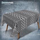 Toalha Ecotermica Chevron Bco/pto 1,40 X 30m.