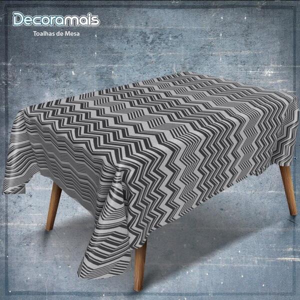 Toalha Ecotermica Chevron Bco/pto 1,40 X 30m.